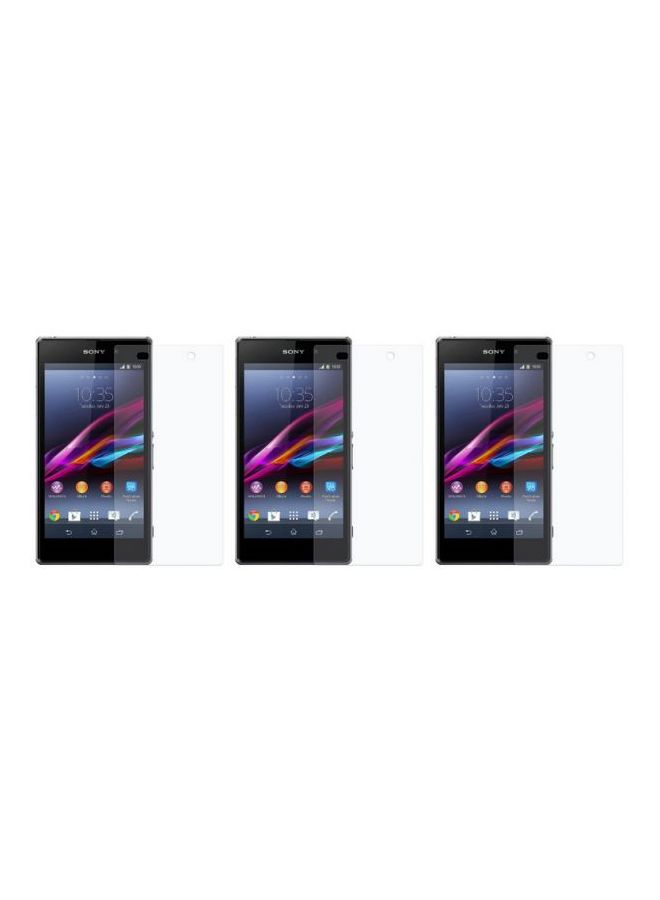 Pack Of 3 Crystal LCD Screen Protector Screen Guard Cover Shield Film Filter For Sony Xperia Z1 L39H Clear