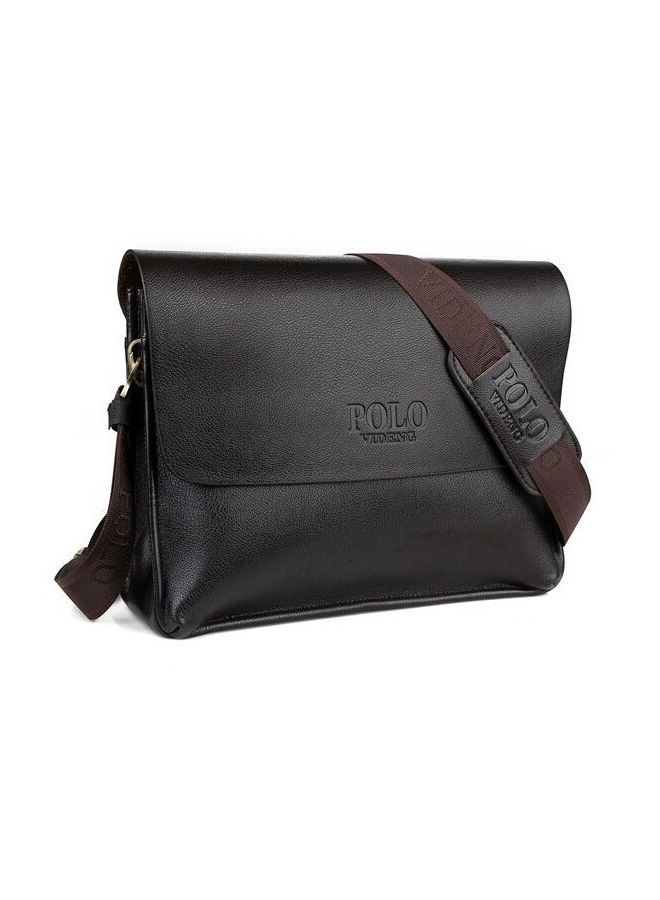 VIDENG POLO Videng Horizontal Travel Messenger Brown 