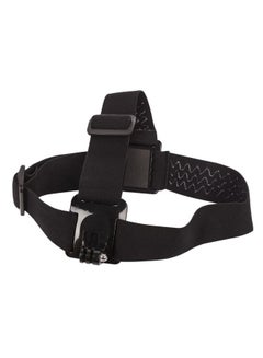 Ozone Elastic Head Strap Band Mount With Glue Strip For GoPro Hero 3 Plus Camera Black 