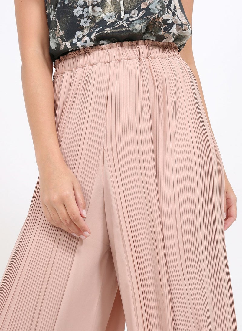 AQ/AQ - Saige Pleated Trousers Sand Pink - Image 1