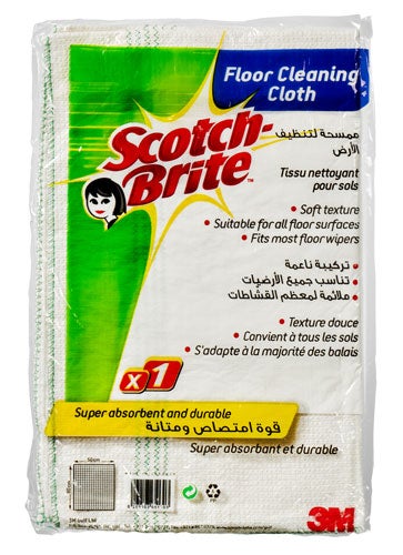 سكوتش برايت ممسحة لتنظيف الأرض أبيض 