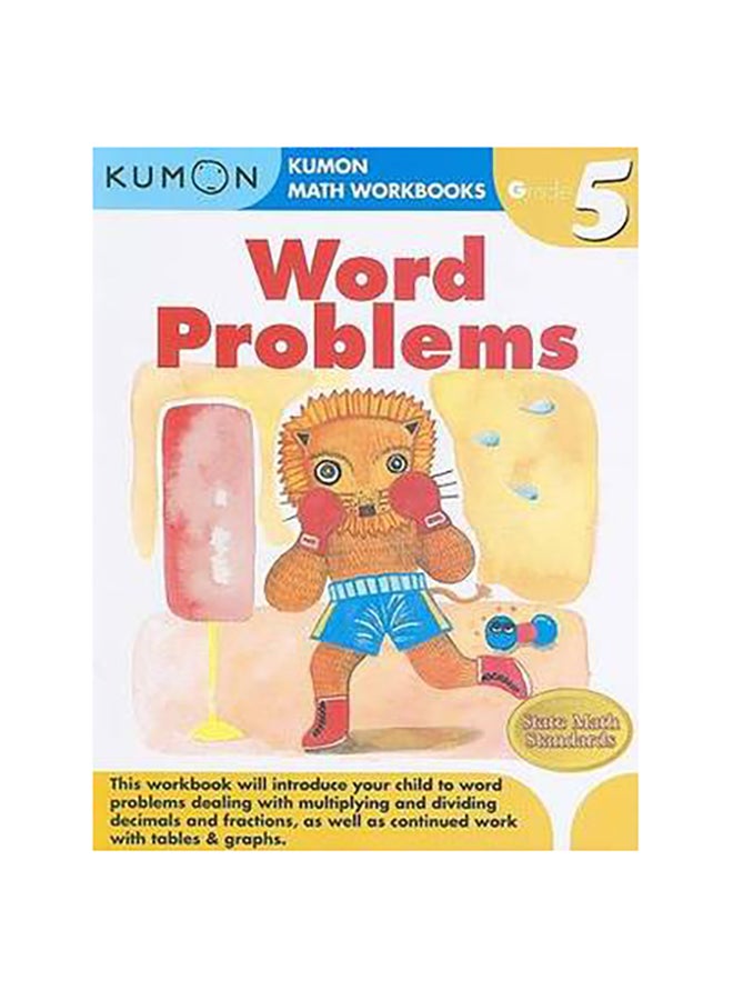 Word Problems Grade 5 - Paperback English by Kumon Publishing - 42243