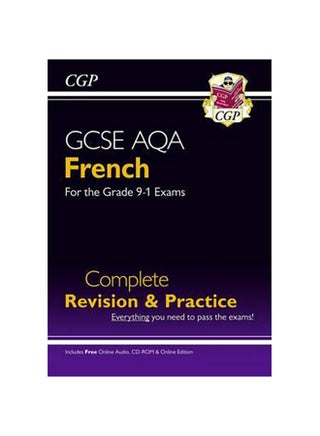 New GCSE French AQA Complete Revision & Practice (with CD & Online Edition) - Grade 9-1 Course Paperback English by Cgp Books - 42509 - v1502455936/N11128209A_1