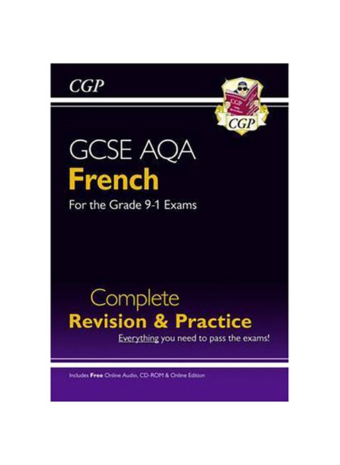 New GCSE French AQA Complete Revision & Practice (with CD & Online Edition) - Grade 9-1 Course Paperback English by Cgp Books - 42509