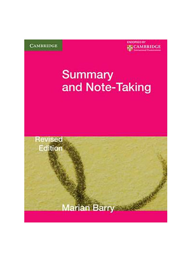 Summary And Note-Taking - Paperback English by Marian Barry - 40220 