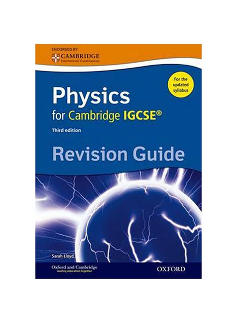 Complete Physics For Cambridge IGCSE Revision Guide Paperback English by Sarah Lloyd - 42033