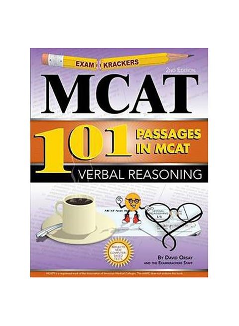 Examkrackers 101 Passages in MCAT Verbal Reasoning printed_book_paperback english - 01/01/2008
