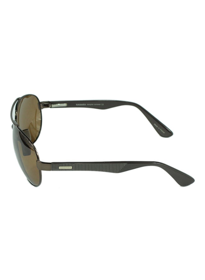 Radar Men's Polarized Aviator Frame Sunglasses 414C4 - Image 4