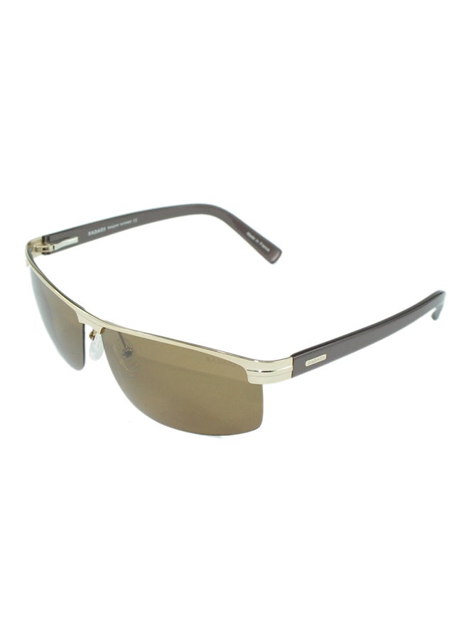 Radar Men's Semi-Rimless Wrap Around Polarized Sunglasses - Image 3