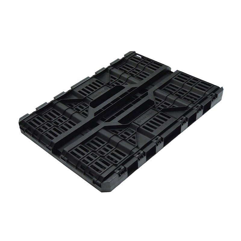 Tactix Tactix Collapsible Storage Basket - Black, Foldable Crate With Easy Carry Handles, Perfect for Home, Garage and Office, Dimensions: 48W x 35D x 18.3H cm- 320230 Black  - Image 2