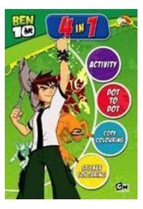 Ben 10: 4 in 1 Activity Book - Paperback English