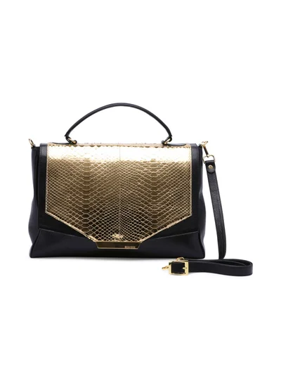 CEECODE Lady Code Satchel Bag Black/Gold