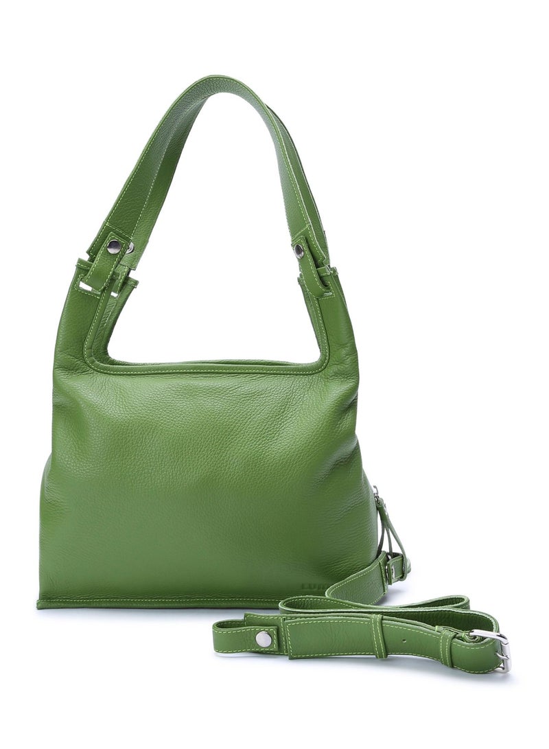 Lumi - Classic Back to Work Hobo Bag Moss - Image 1