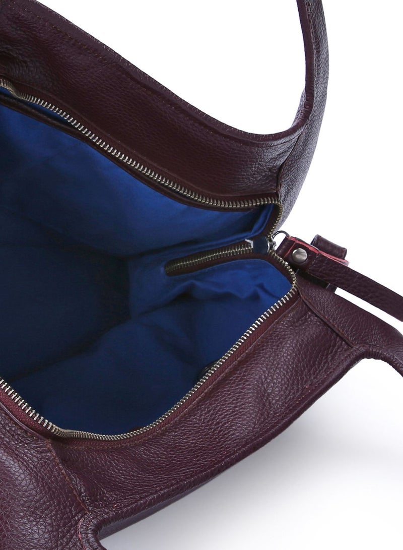 Lumi - Classic Back to Work Hobo Bag Wine - Image 1