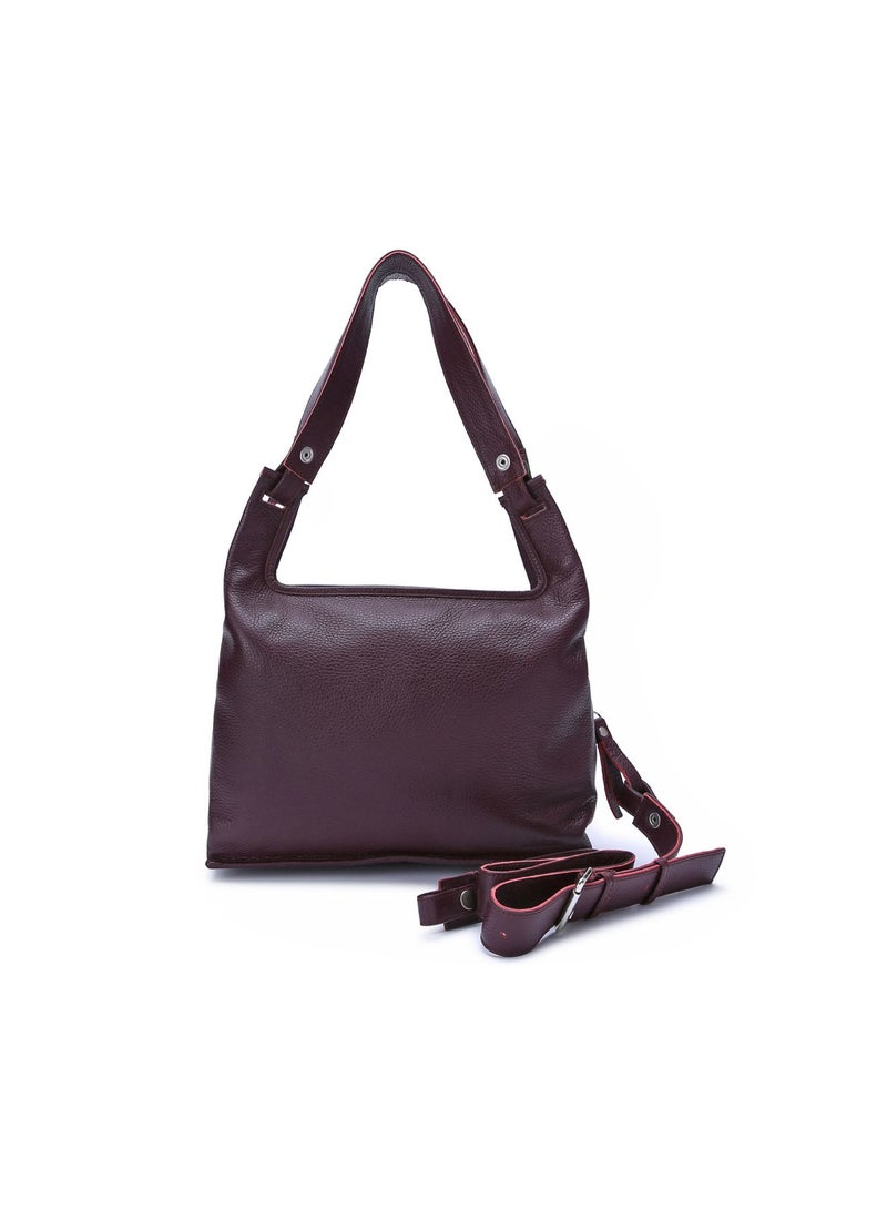 Lumi - Classic Back to Work Hobo Bag Wine - Image 1