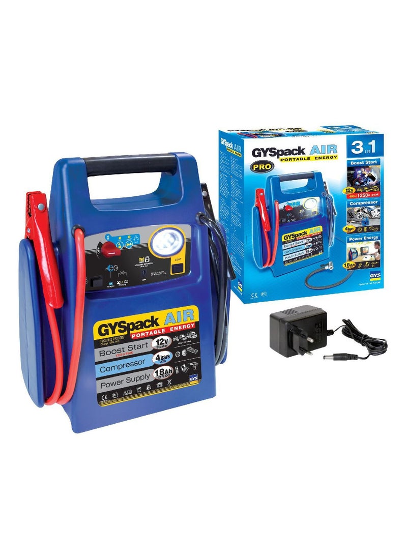 GYS - Three-In-One Jump Starter, Compressor & 12V DC Supply - Image 1