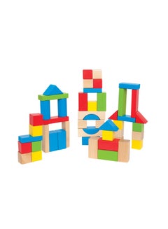 Hape 50-Piece Maple Wooden Block Set E0409  - Image 1