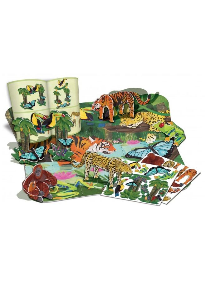 4m 3D Rainforest Floor Puzzle  - Image 1