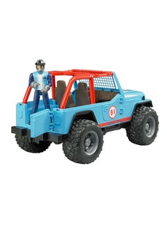 Bruder Jeep Cross Country Racer Vehicle Blue 29.5x15x15cm  - Image 1
