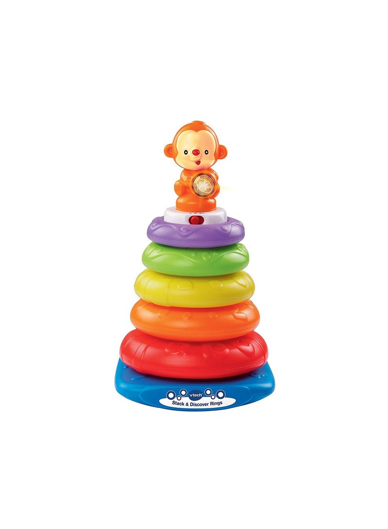 vtech 6-Piece Stack And Sing Rings Set  - Image 1