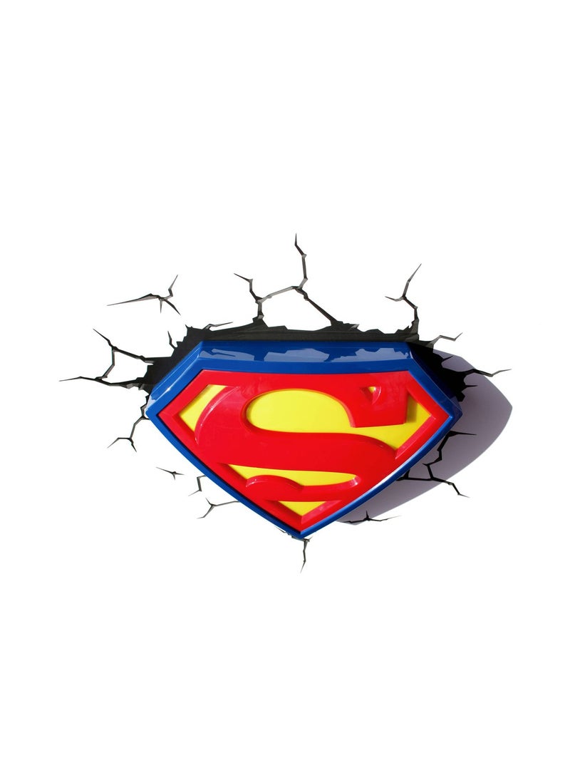 3D Light FX Superman Logo 3D Deco Light Multicolour - Image 4