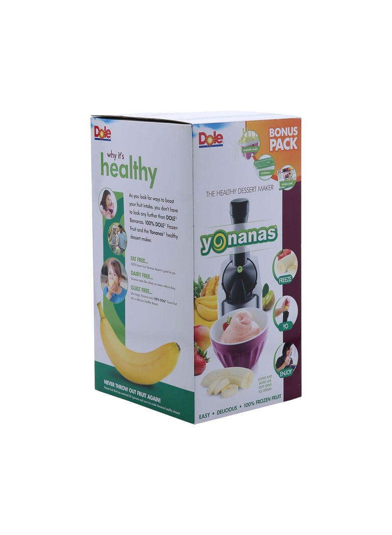 Yonanas Healthy Dessert Maker DY 901 Black/Silver