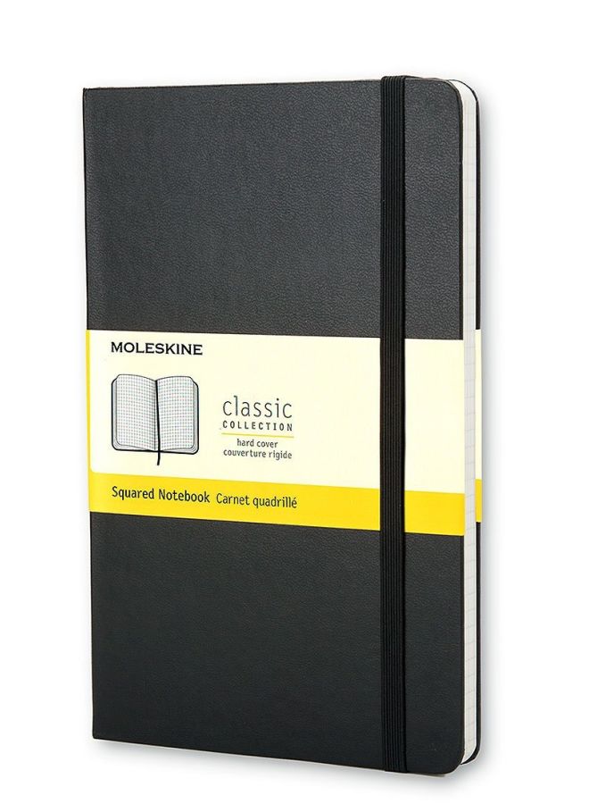 MOLESKINE Large Squared Notebook Black  - Image 1