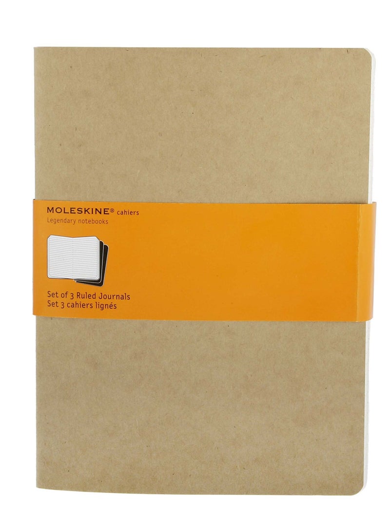 MOLESKINE Ruled Cahier Brown  - Image 1