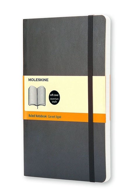 Ruled Notebook Black