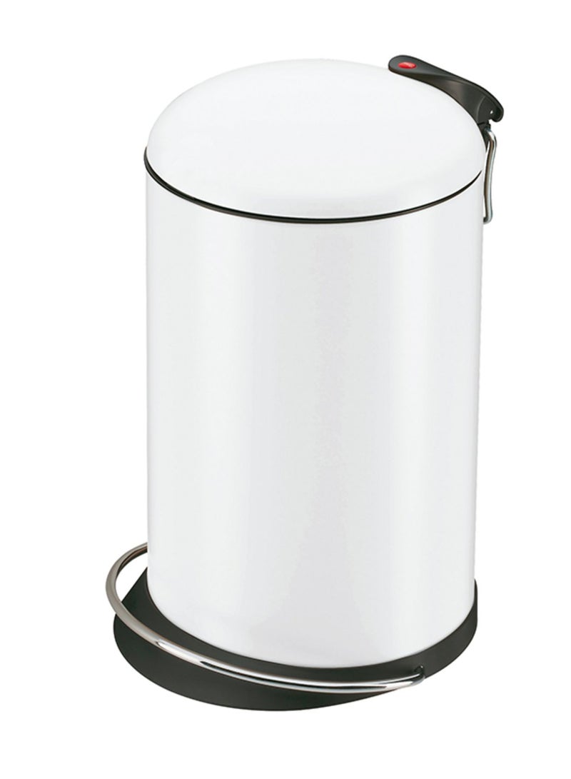 Hailo - Trento Top Design Waste Bin White 16Liters - Image 1