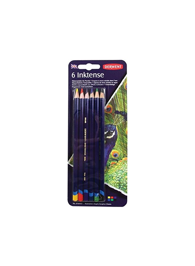 Derwent 6 Pack Of Inktense Blister Multicolour - Image 1