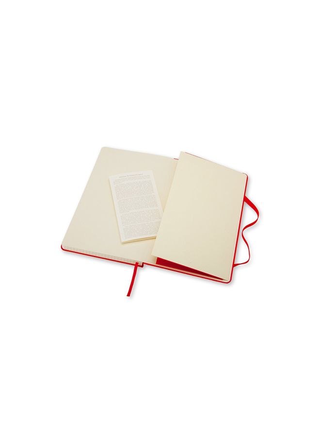 MOLESKINE - Large Squared Notebook Red - Image 1