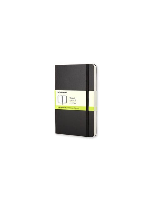 Large Plain Notebook Black
