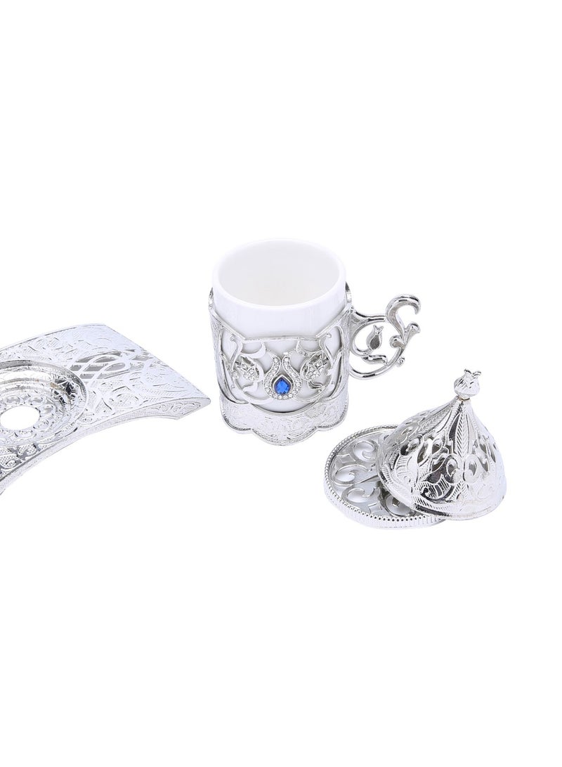 Al Jaber Cup Holder Silver/Blue  - Image 2