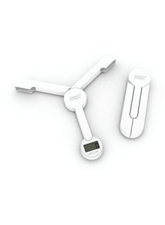 Joseph Joseph Triscale Folding Digital Scale White 21.33x21.33x12.19cm 