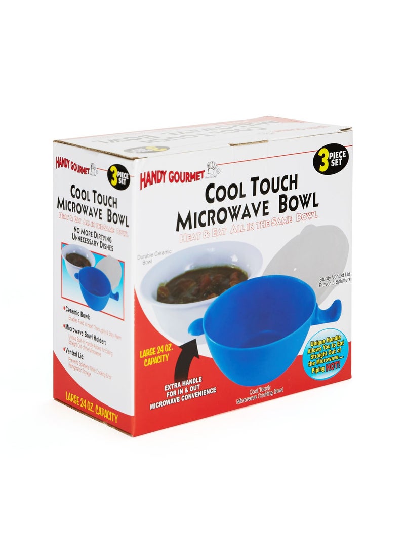 Handy Gourmet - Cool Touch Micro Bowl Blue - Image 1