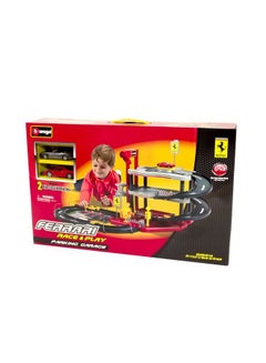 Bburago Ferrari Parking Garage With 2 Cars 1:43 