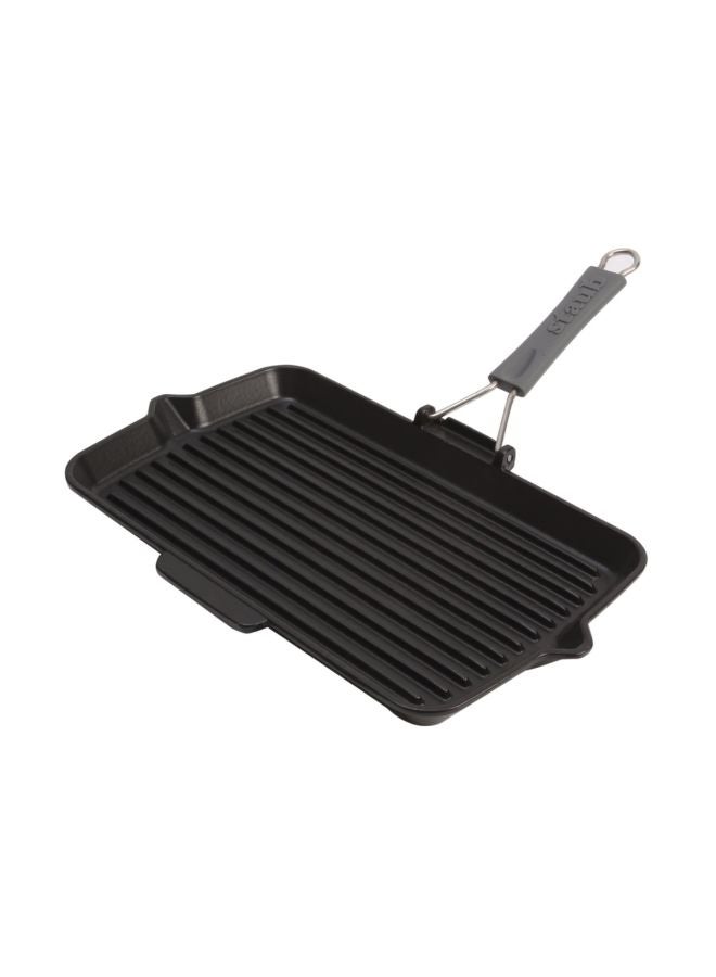 STAUB - Rectangular Grill Black 34x21cm - Image 1