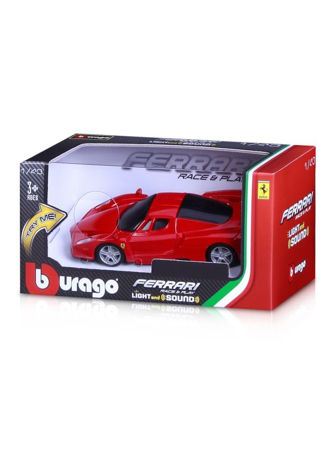 بوراجو مجموعة متنوعة من سيارات فيراري آر آند بي مكونة من ضوء وصوت - قد تختلف محتويات العبوة 1:43