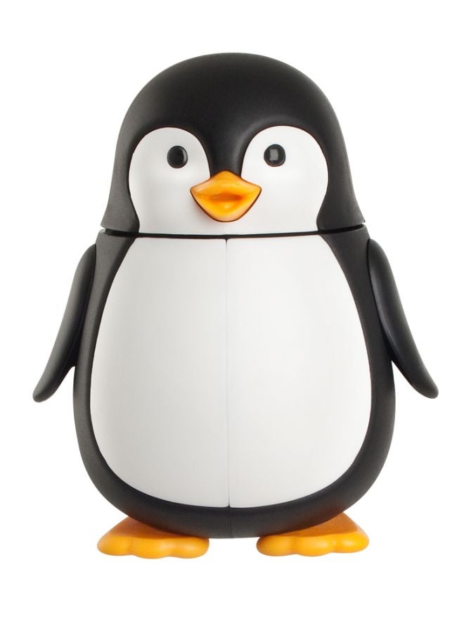 Flipper Flipper Fun Animal Penguin Toothbrush Cover, One Touch Open & Close, Suction Cup Toothbrush Holder for Mirrors Glass or Tiles, Dust-Proof, Adorable Easy to Use, Blue/White- FLR-SP-PEN Multicolour 