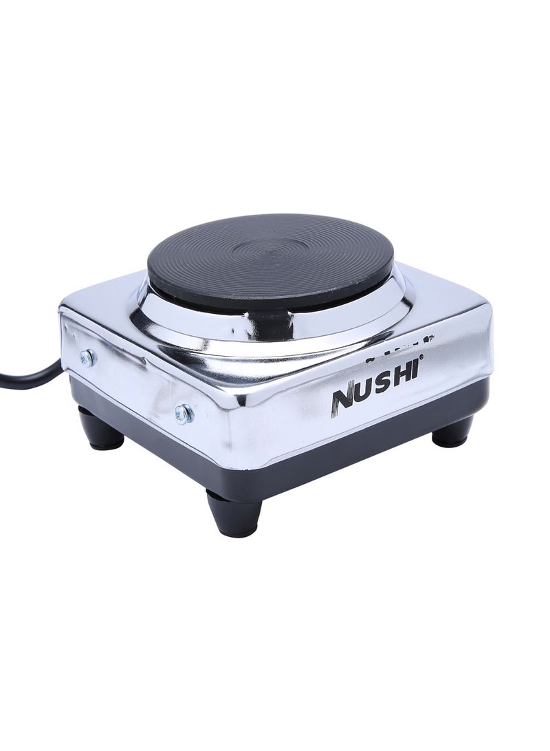 نوشي - موقد تسخين بشعلة واحدة مصنوع من حديد الزهر 300.0 W NS-2303 أسود/فضي - Image 1