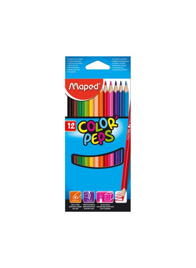 Maped 12-Piece Color Peps Pencils Set