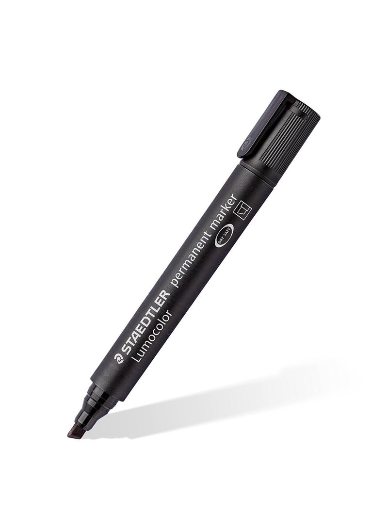 STAEDTLER box of 10   Permanent Marker Black  - Image 1