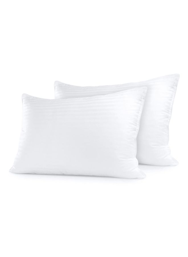 RESTORATION HARDWARE - 2-Pack Luxurious Hotel Quality Pillow Set Combination White Queen - Image 1