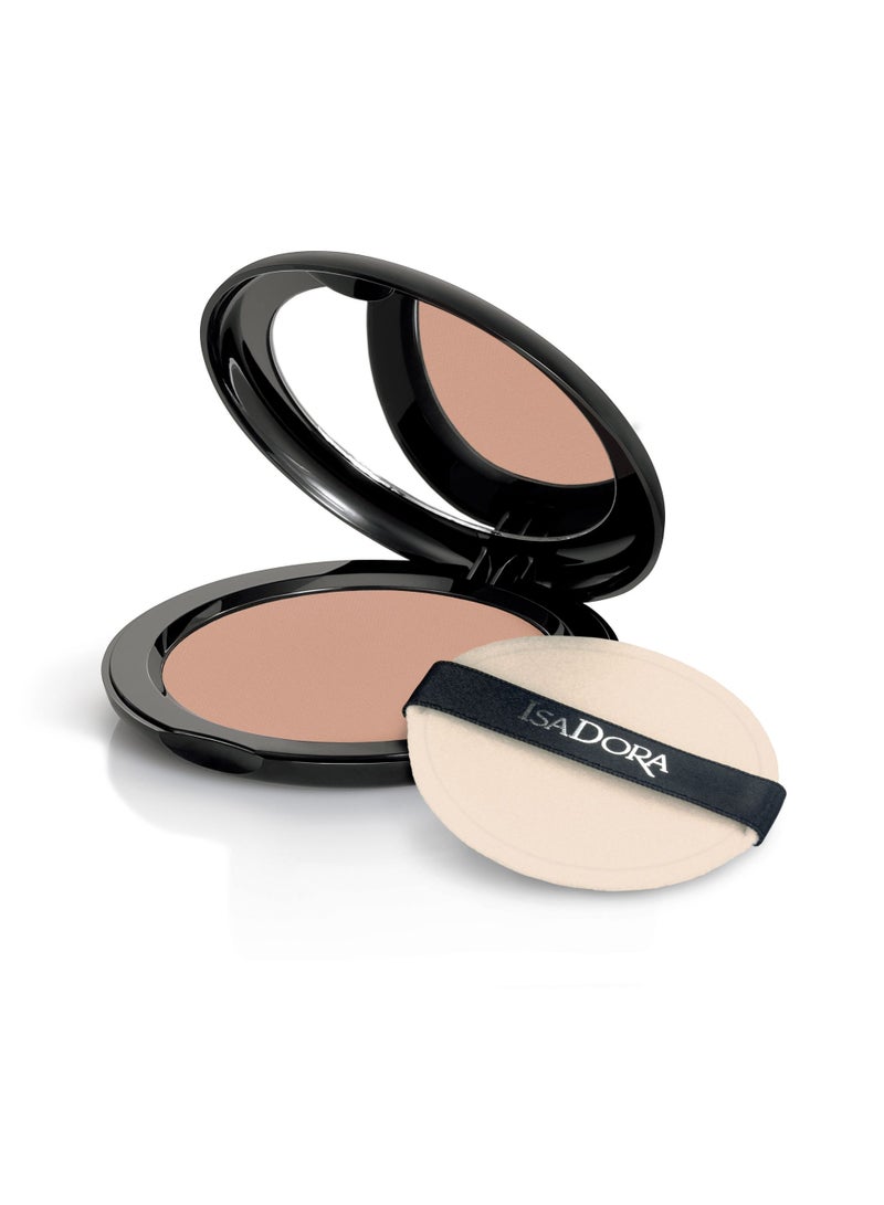 إيسادورا بودرة مضغوطة مضادة للمعان تقلل زيوت البشرة 32 موكا غير لامعة