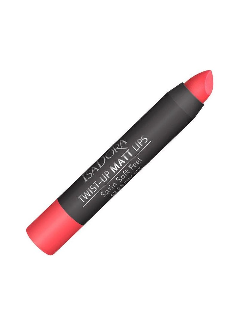 إيسادورا أحمر شفاه غير لامع يفتح لأعلى باللف 62 أحمر رايفنج