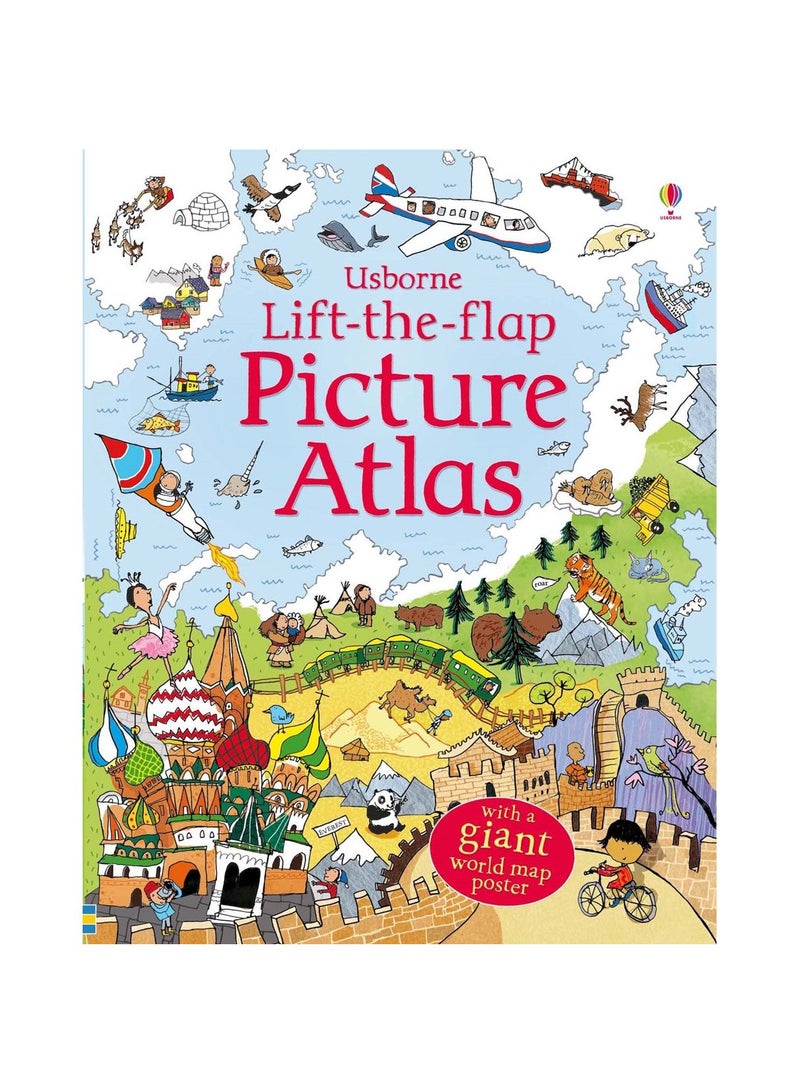 Lift The Flap Atlas Hardcover English by Alex Frith - 39871