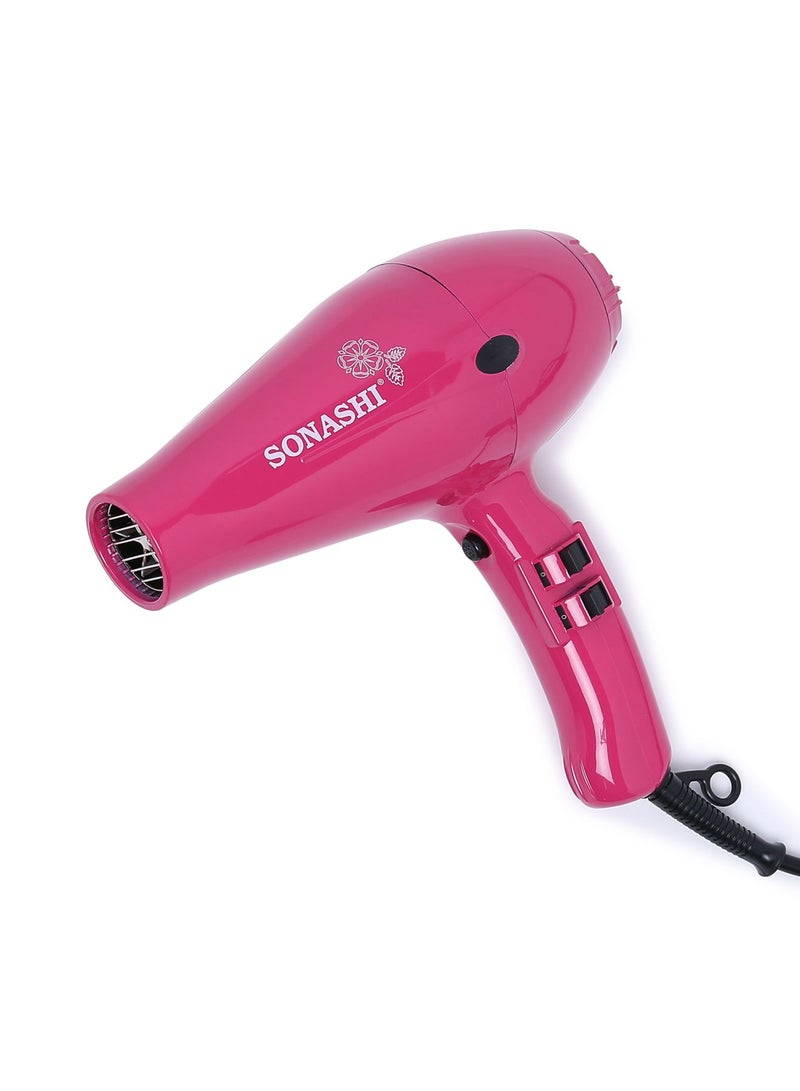 SONASHI Professional Hair Dryer 2000W SHD-3031 Pink  - Image 3