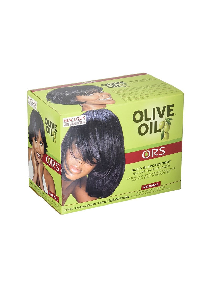 ORS - ORS No-Lye Hair Relaxer Kit | With Olive Oil | Regular Strength, Built In Protection | For Fine & Medium Hair Textures - Image 1