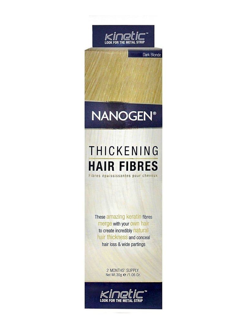 نانوجين ألياف باللون الأشقر الداكن لزيادة كثافة الشعر - 30جرام - Image 1